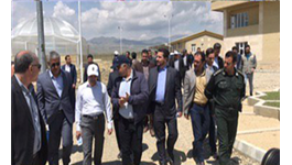بازدید مدیرعامل محترم شرکت مهندسی آب و فاضلاب کشور و نماینده مردم شریف سلماس از تصفیه خانه آب سلماس