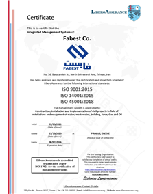 ISO Certificates